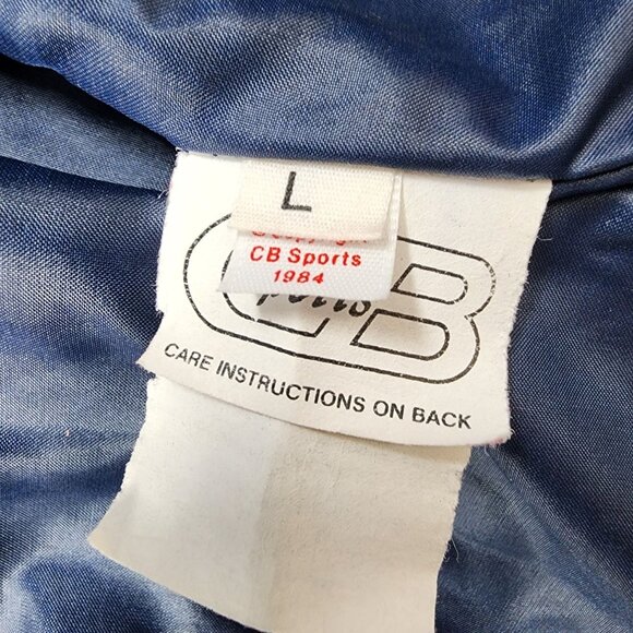 CB Sports 1984 Red Down Puffer Jacket Boy's Size Large - Picture 4 of 13
